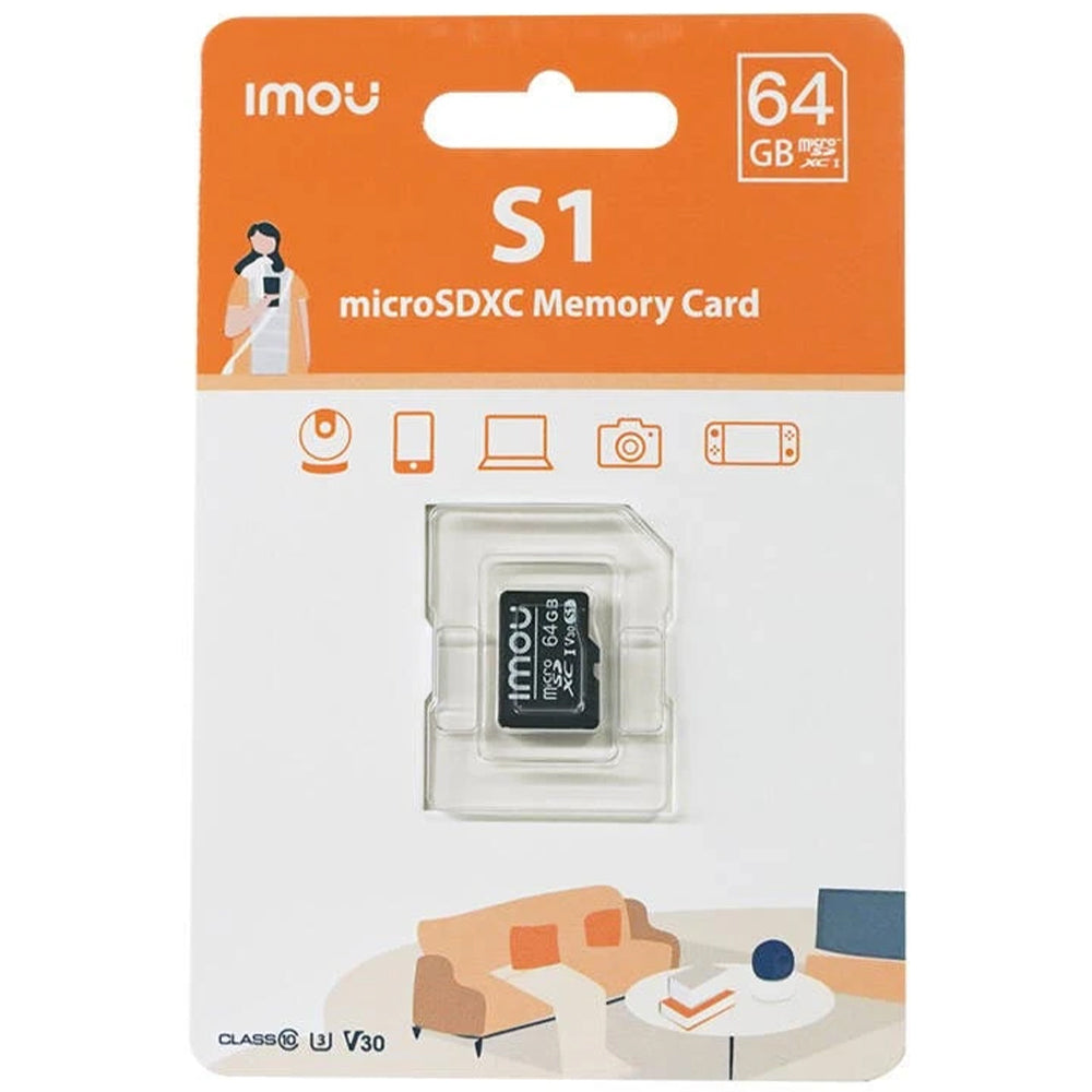 Imou ST2-64-S1 64GB Class 10 Micro SD Memory Card