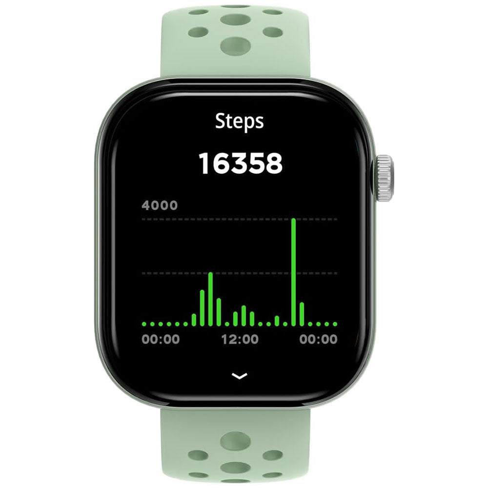 Infinix XWatch H4 Smart Watch Green Case With Green Silicone Strap