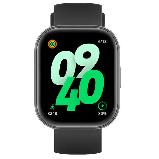 ساعة انفينيكس XWatch H5 Pro هيكل كروم مع سوار سيليكون أسود