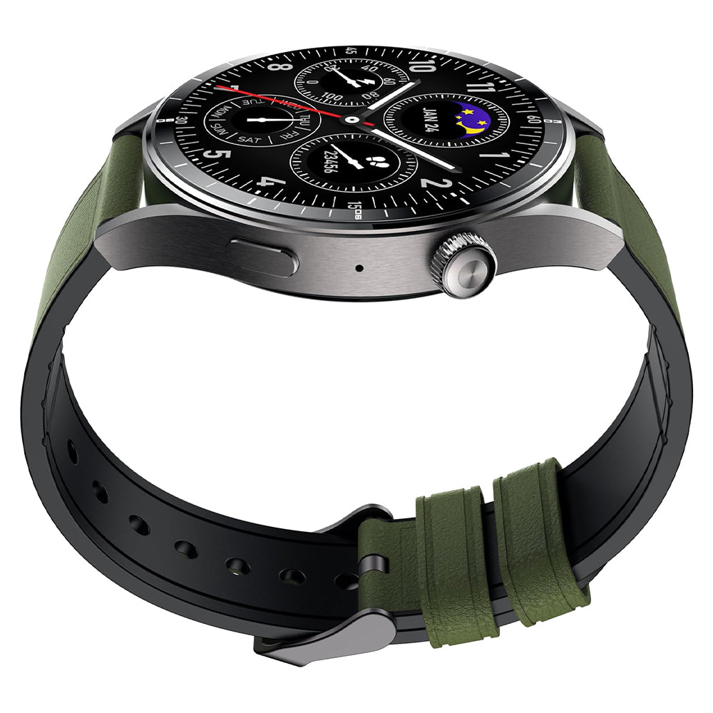Infinix XWatch N4 Pro XW4E Smart Watch Black Case With Titanium Gray Strap
