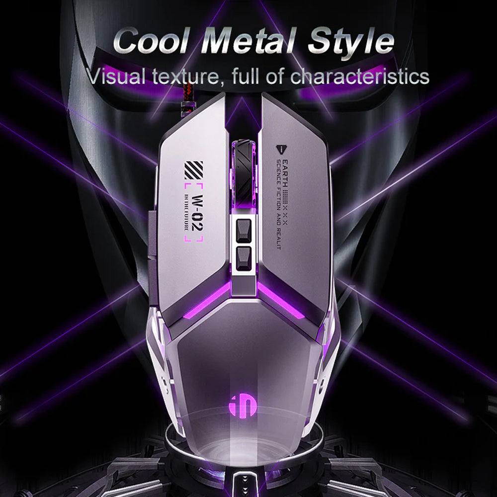 ماوس إنفيك سلكي RGB جيمنج 12800 نقطة في البوصة W2 II