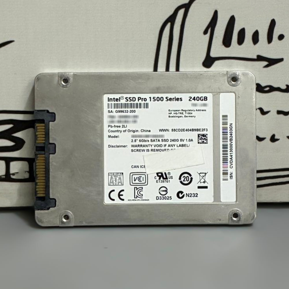 هارد درايف SSD انتل 240 جيجابايت ساتا 2.5 بوصة داخلي (استعمال خارج)