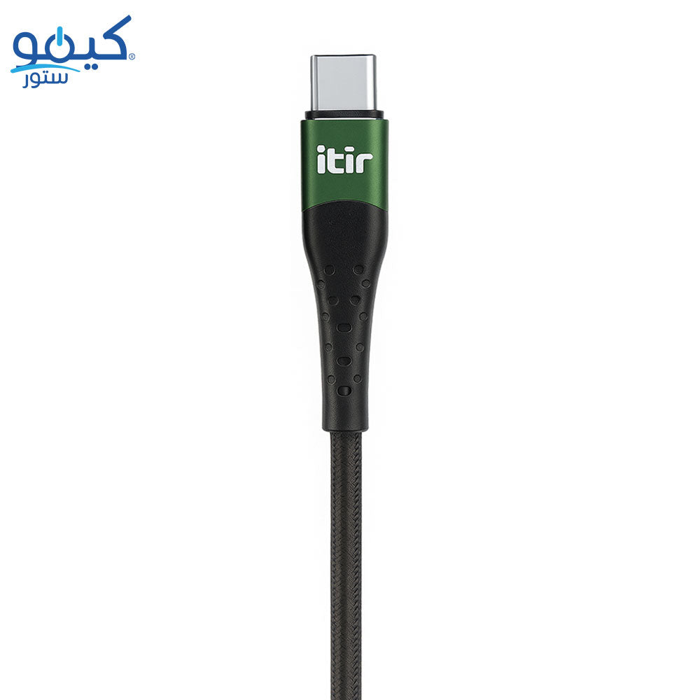 Type-C To Type-C Cable 3A 60W Fast Charging 1m - Black