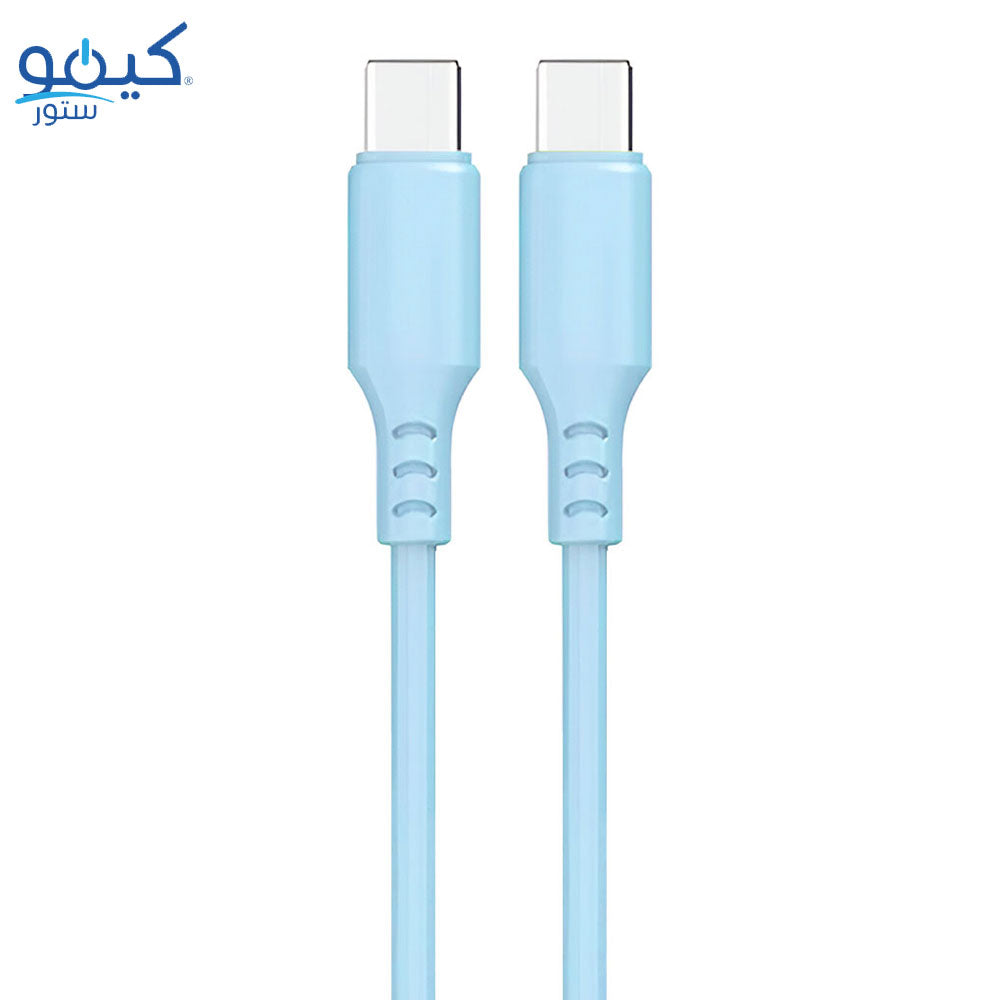 Itir FCA-684B1 Type-C To Type-C Cable 3A 60W Fast Charging 1m - Blue