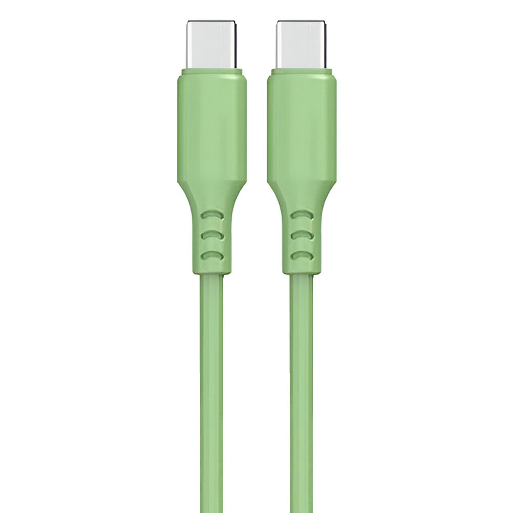 Itir FCA-684G1 Type-C To Type-C Cable 3A 60W Fast Charging 1m - Green