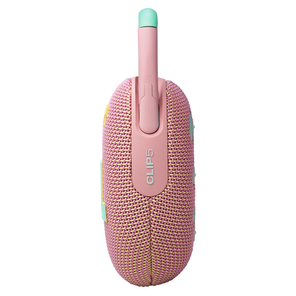 JBL Clip 5 Waterproof Portable Bluetooth Speaker - Pink