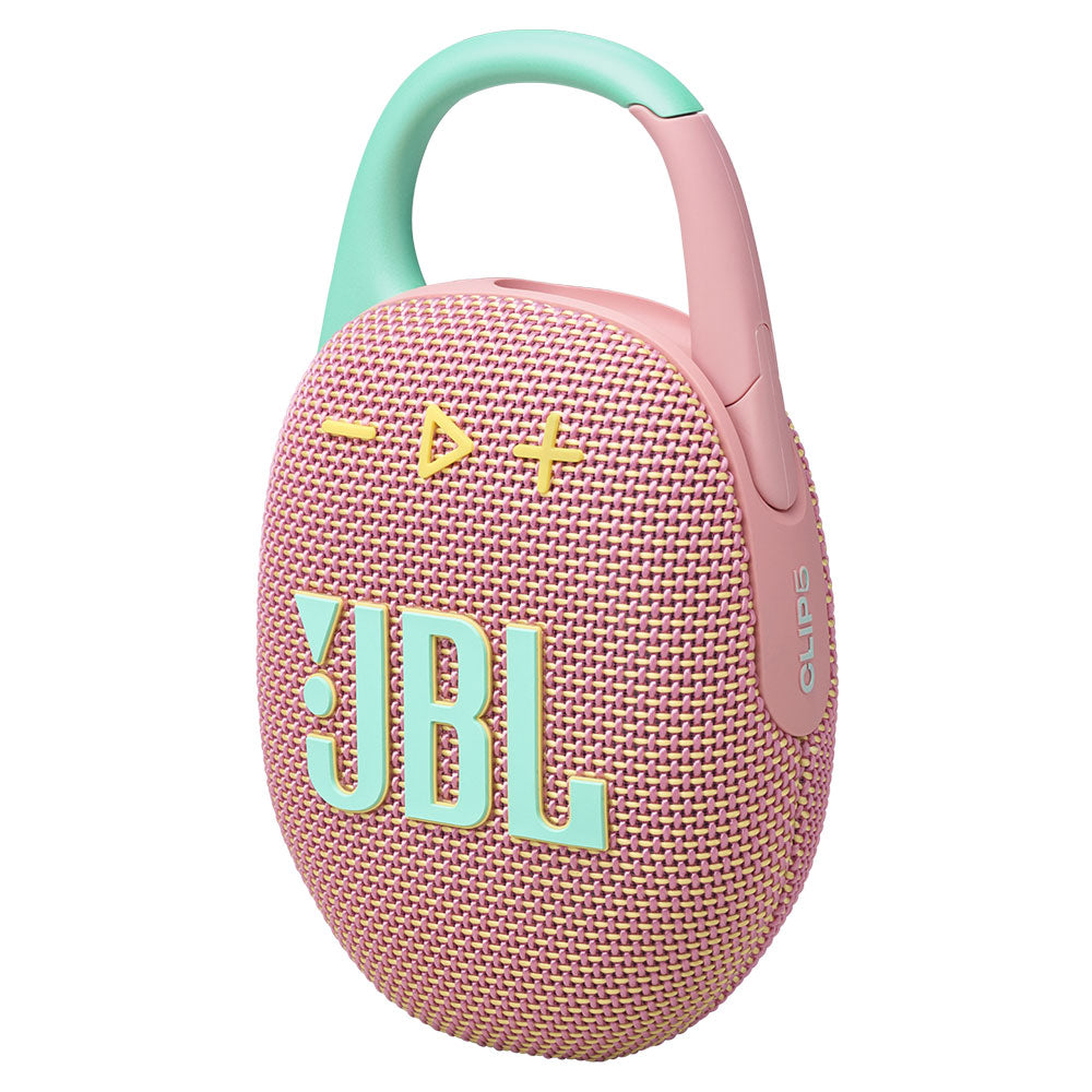 JBL Clip 5 Waterproof Bluetooth Speaker - Pink