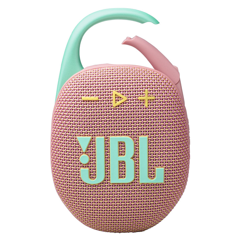 JBL Clip 5 Waterproof Portable Bluetooth Speaker - Pink