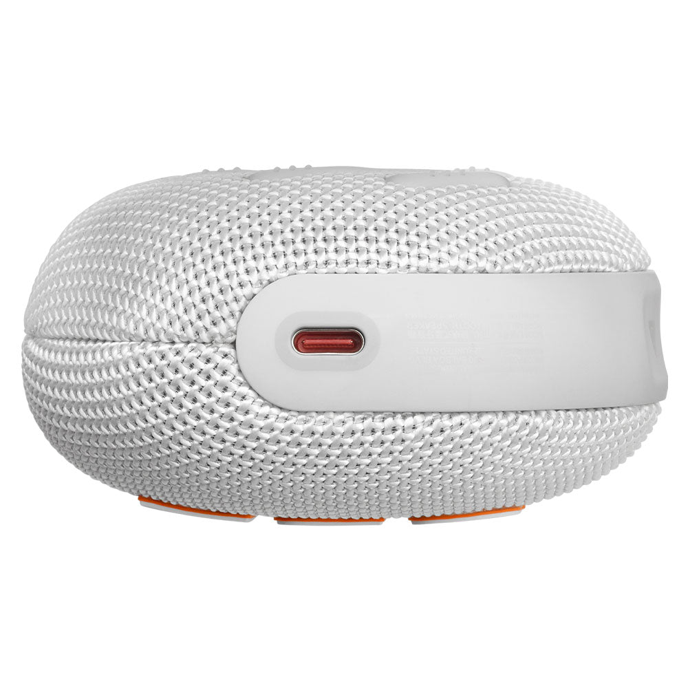 JBL Clip 5 Waterproof Portable Bluetooth Speaker - White