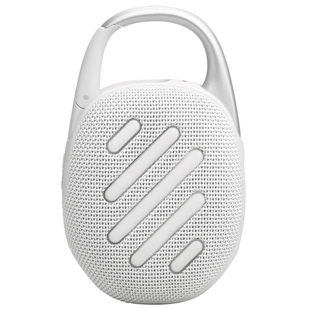 JBL Clip 5 Waterproof Bluetooth Speaker - White