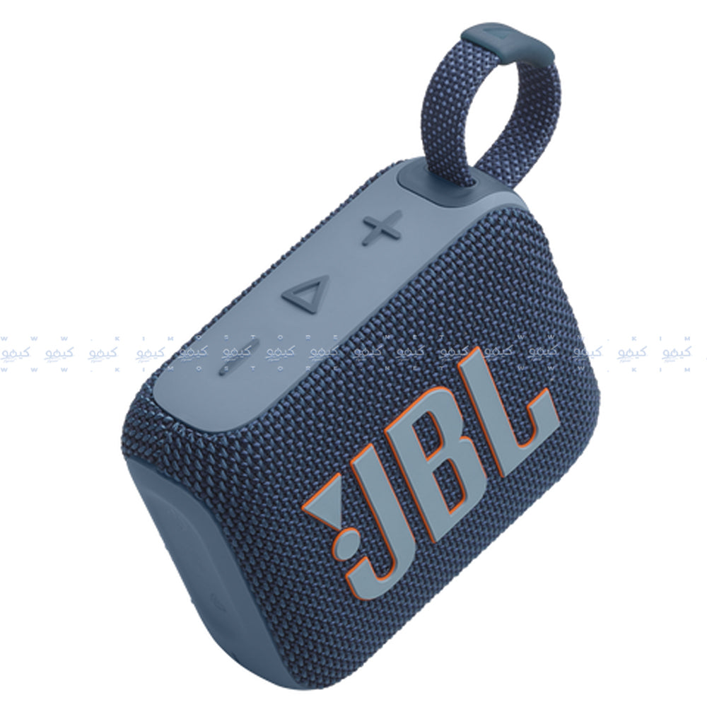 سبيكر بلوتوث متنقل جي بي إل مقاوم للماء Go 4 (ضمان محلي) - أزرق 