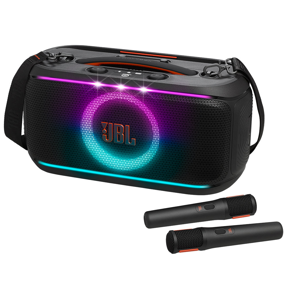 JBL PartyBox On-The-Go2 Portable Bluetooth Speaker With Two Mic - Black