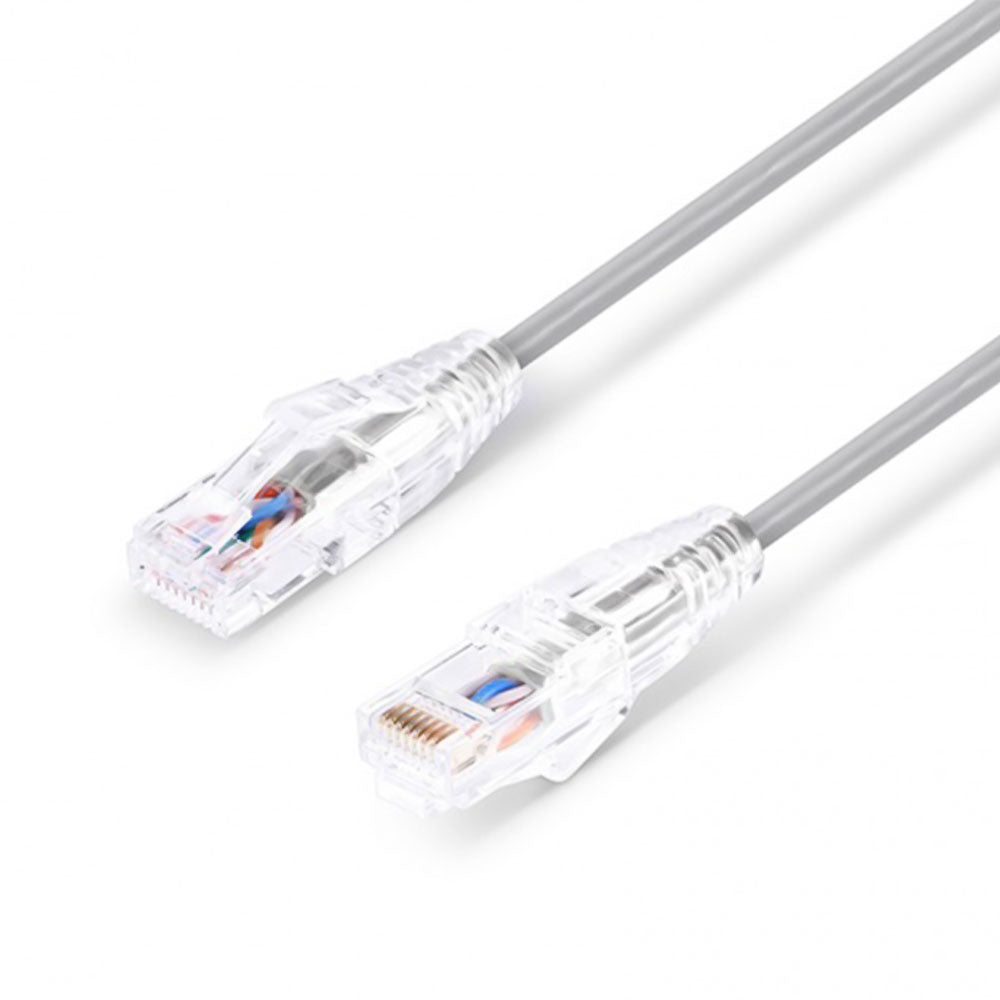 كابل نت وورك جي بي إن 2 متر Cat6 UTP - رمادي