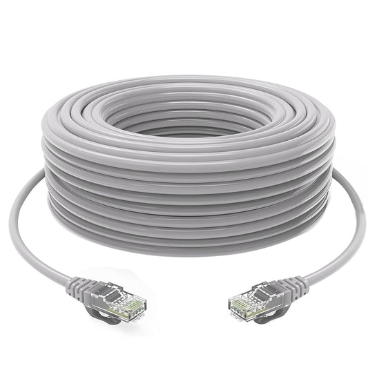 كابل نت وورك جي بي إن 30 متر Cat6 UTP - رمادي