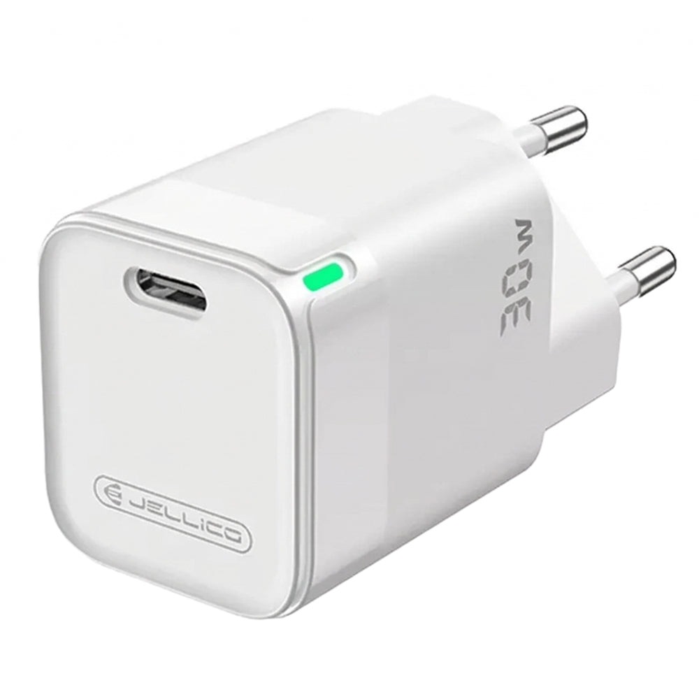 Jellico C43 Wall Charger Type-C 30W Fast Charging - White
