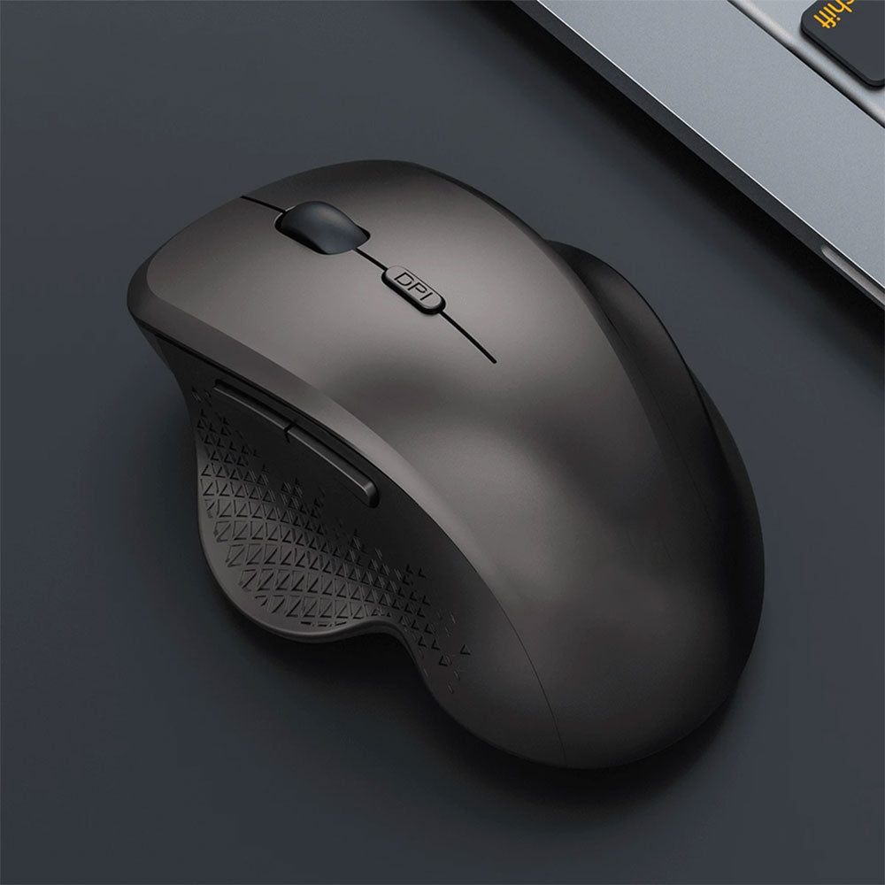 Jertech ELITE W500 Dual Mode Rechargeable Bluetooth Wireless Gaming Mouse 2400Dpi - Black