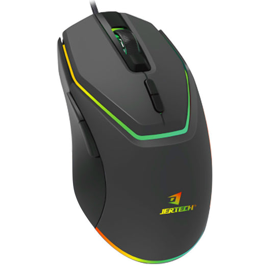 ماوس جيرتك سلكي RGB جيمنج 3600 نقطة في البوصة REACTOR XP16 - أسود