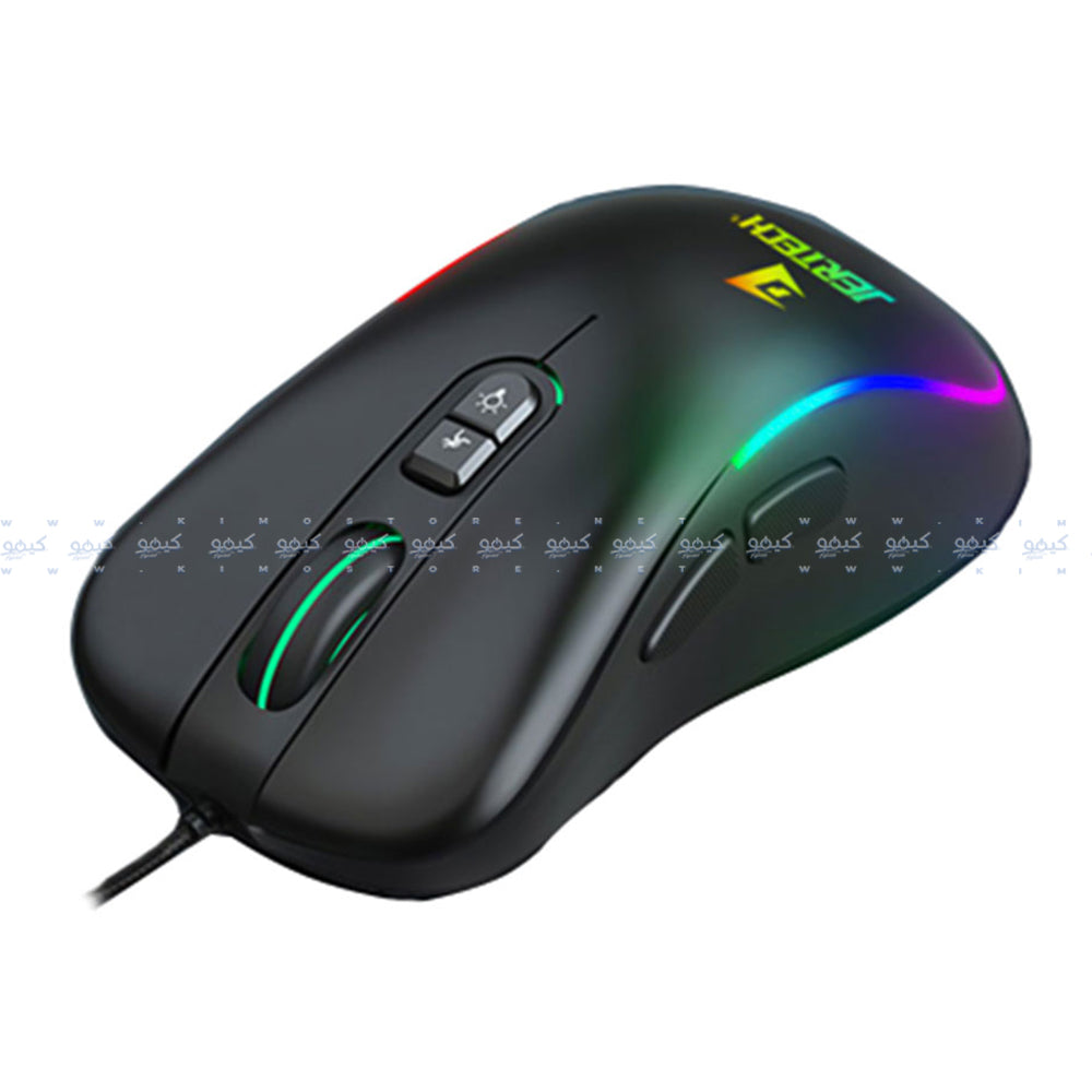 Jertech XP13 GUNS Macro Pro Wired Rainbow Gaming Mouse 3600Dpi