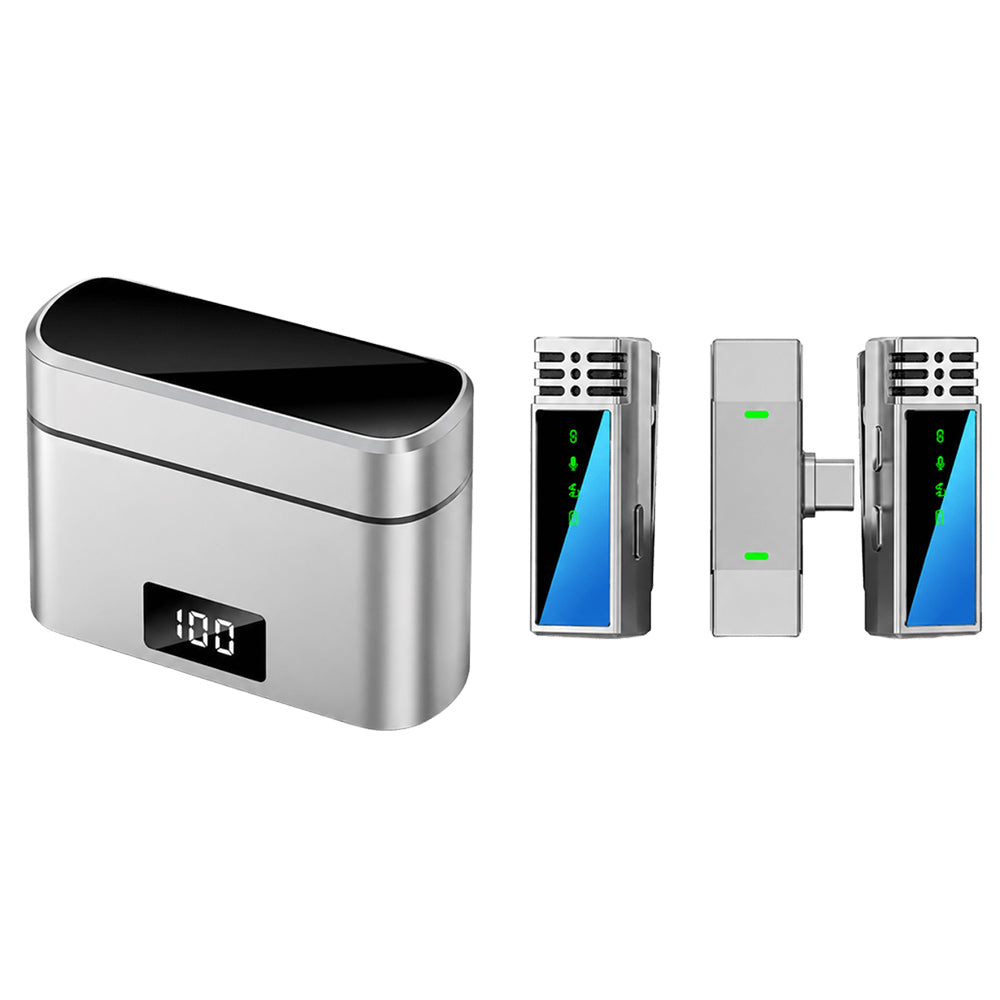 Jmary MW-15 Type-C 2.4GHz Dual Channel Wireless Microphone System