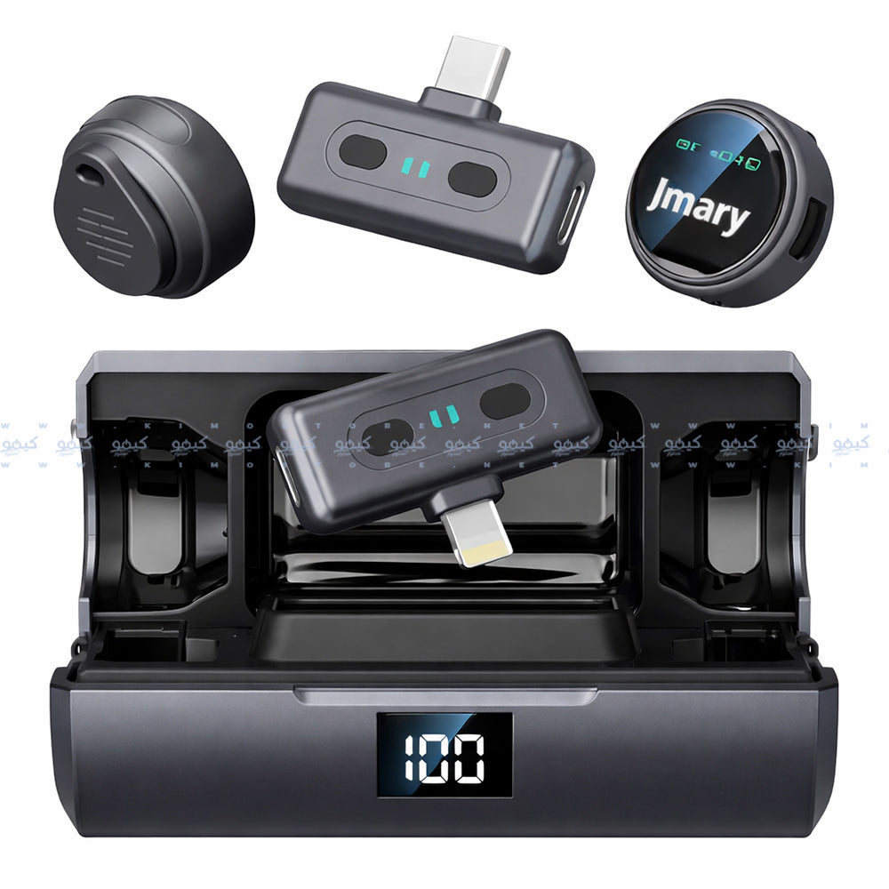 Jmary MW-19 2in1 2.4GHz Dual Channel Wireless Microphone System