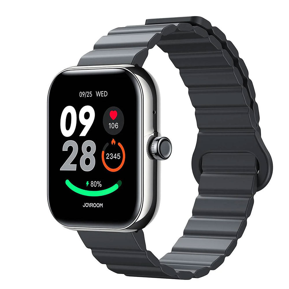 Joyroom Fit-life Series JR-FT5 Plus Smart Watch Graphite Black Case With Graphite Black Silicone Strap