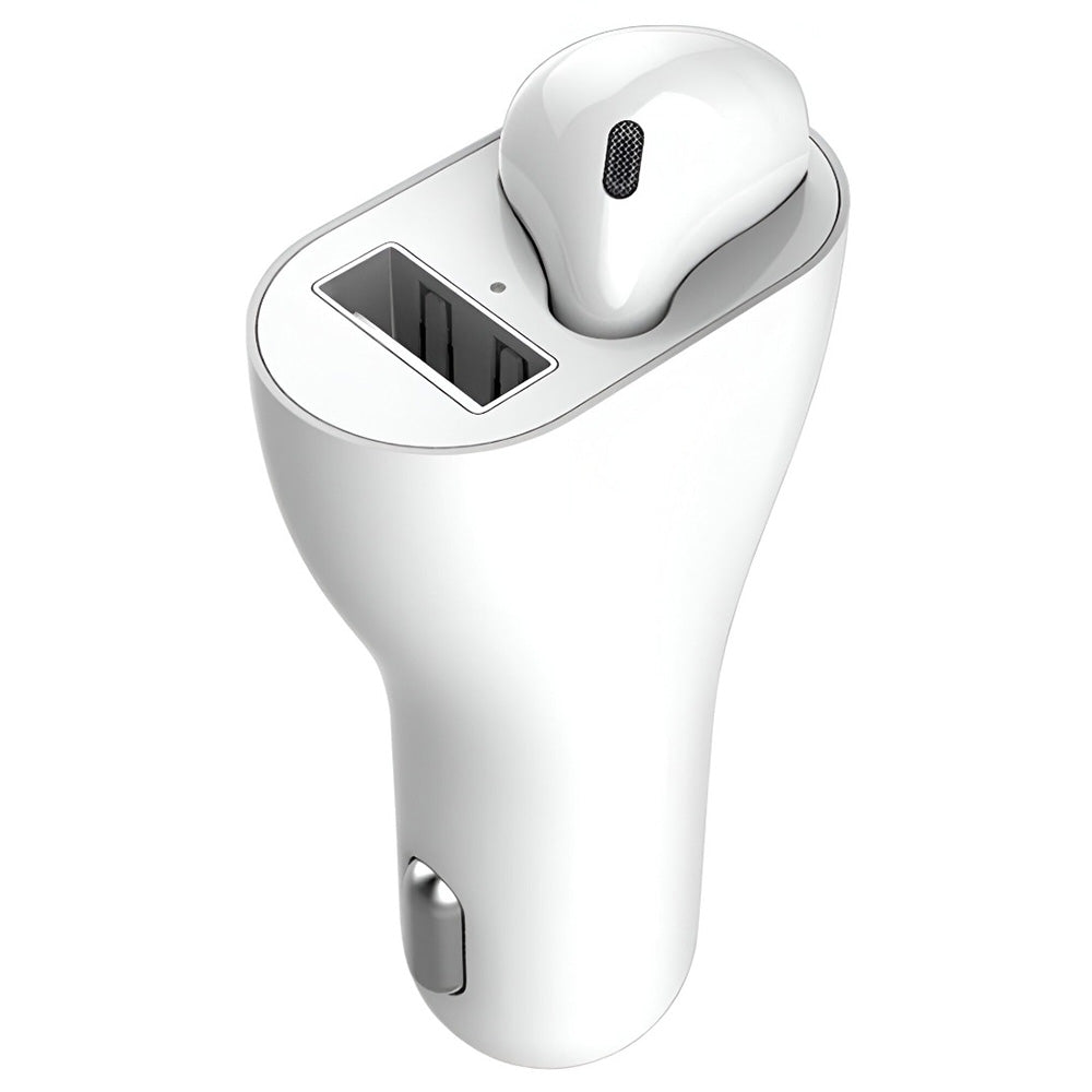 Joyroom JR-CP1 Car Charger USB + Wireless Earbud 2.4A Fast Charging