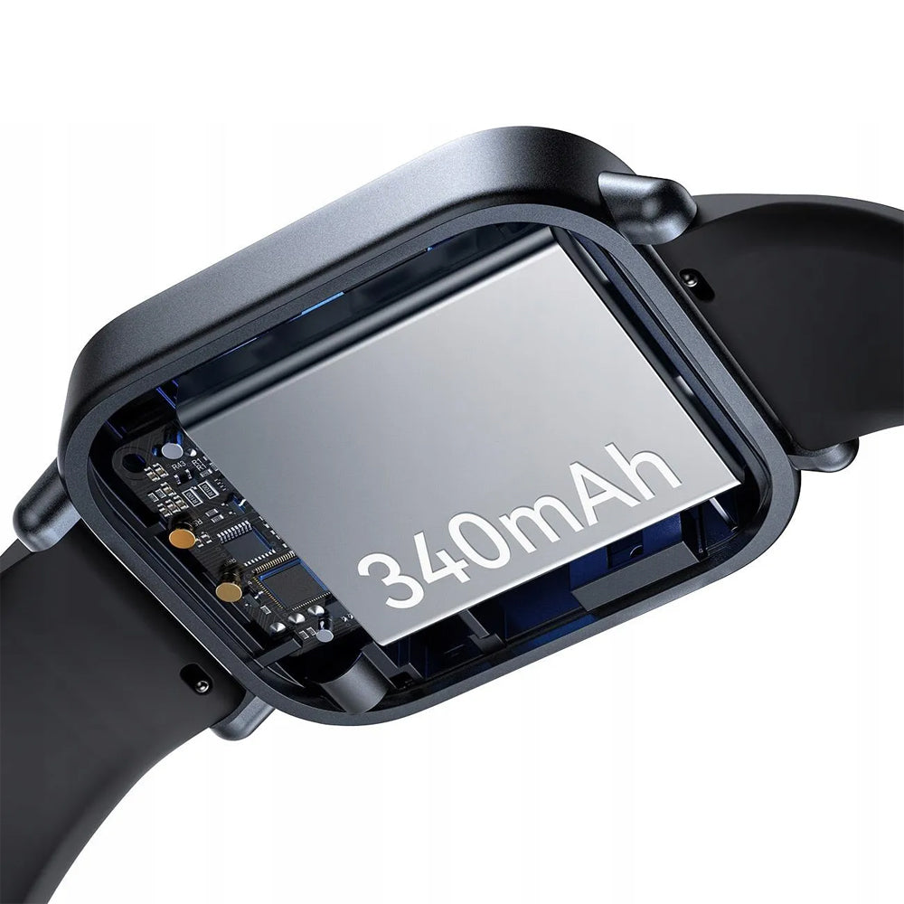 Joyroom JR-FT3S Smart Watch Space Grey Case With Space Grey Silicone Strap