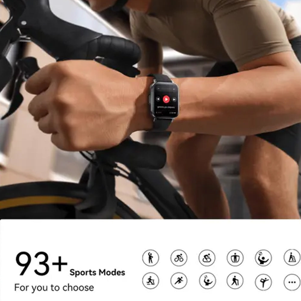 ساعة سمارت جوي رووم JR-FT3S هيكل رمادي مع سوار سيليكون رمادي