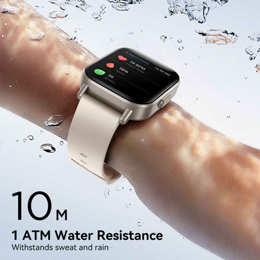 Joyroom JR-FT3S Smart Watch Titanium Case With Gray Silicone Strap