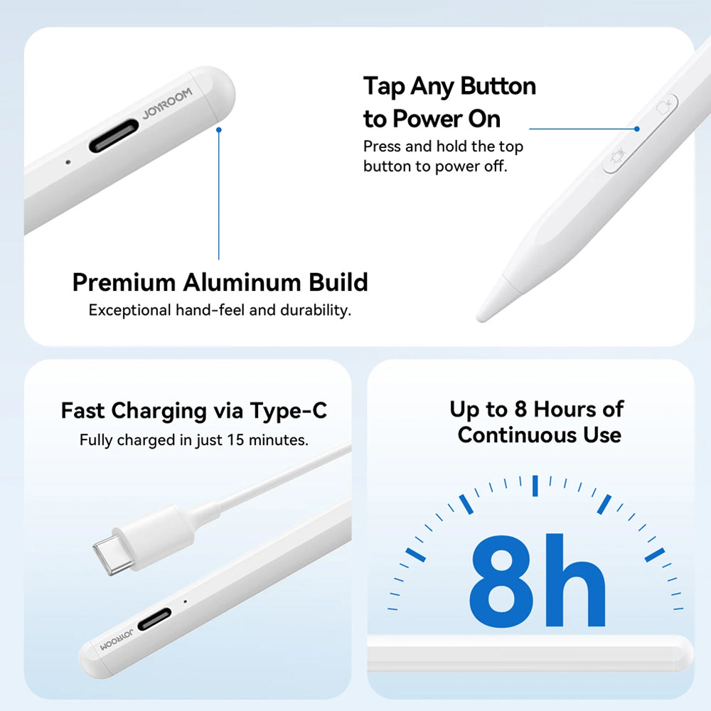 Joyroom JR-K12 Pro Touch Screen Pen - White