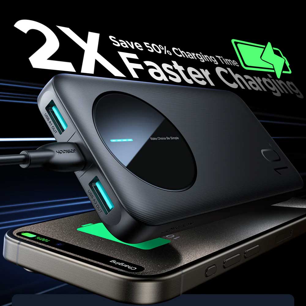 Joyroom JR-PBF12 Power Bank 2x USB + Type-C 22.5W 
