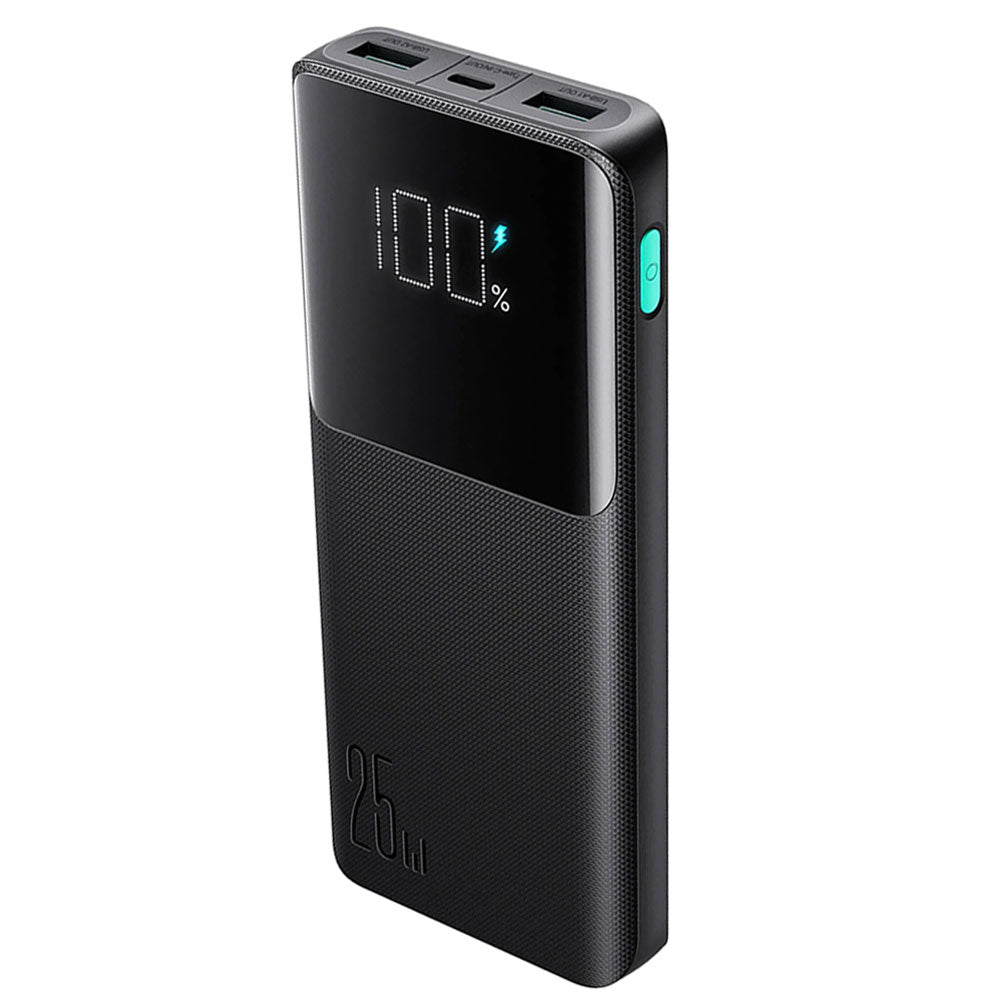 Joyroom JR-PBF20 Power Bank 2x USB + Type-C 25W Fast Charging 10000mAh - Black