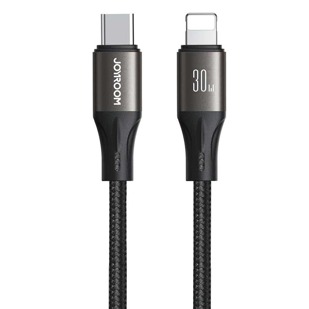 Joyroom S-A25 PD Type-C To Lightning Cable 30W Fast Charging 1.2m - Black