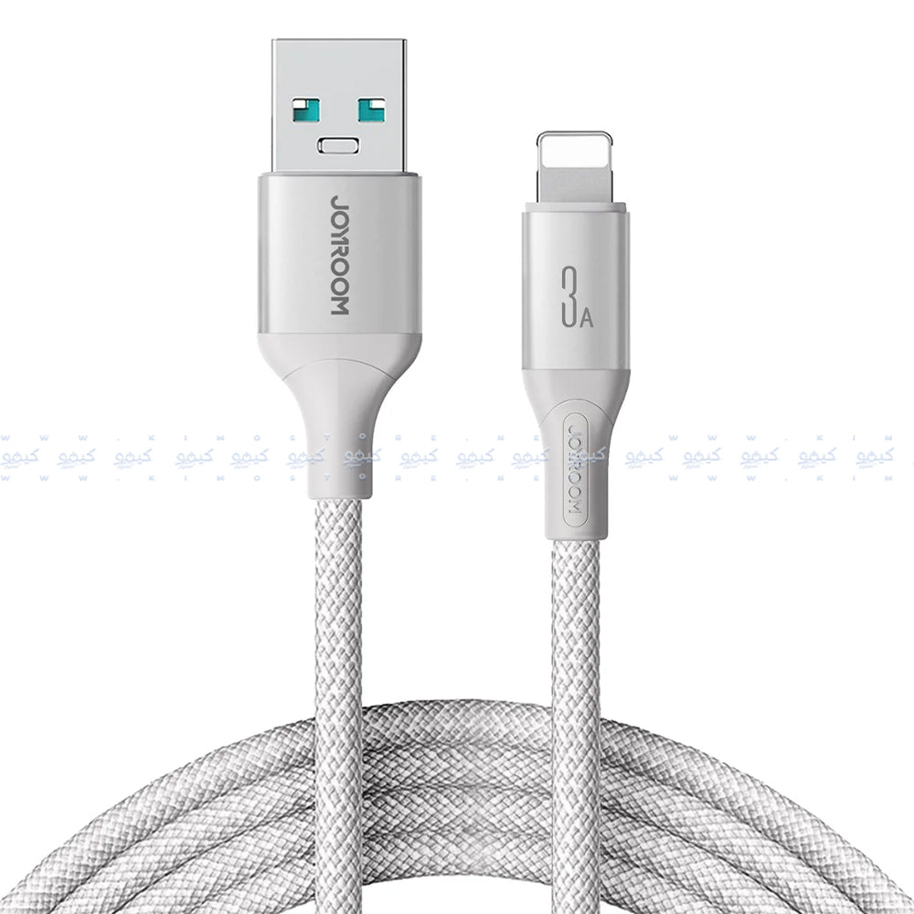 Joyroom S-A28 USB To Lightning Cable 3A Fast Charging 2m - White