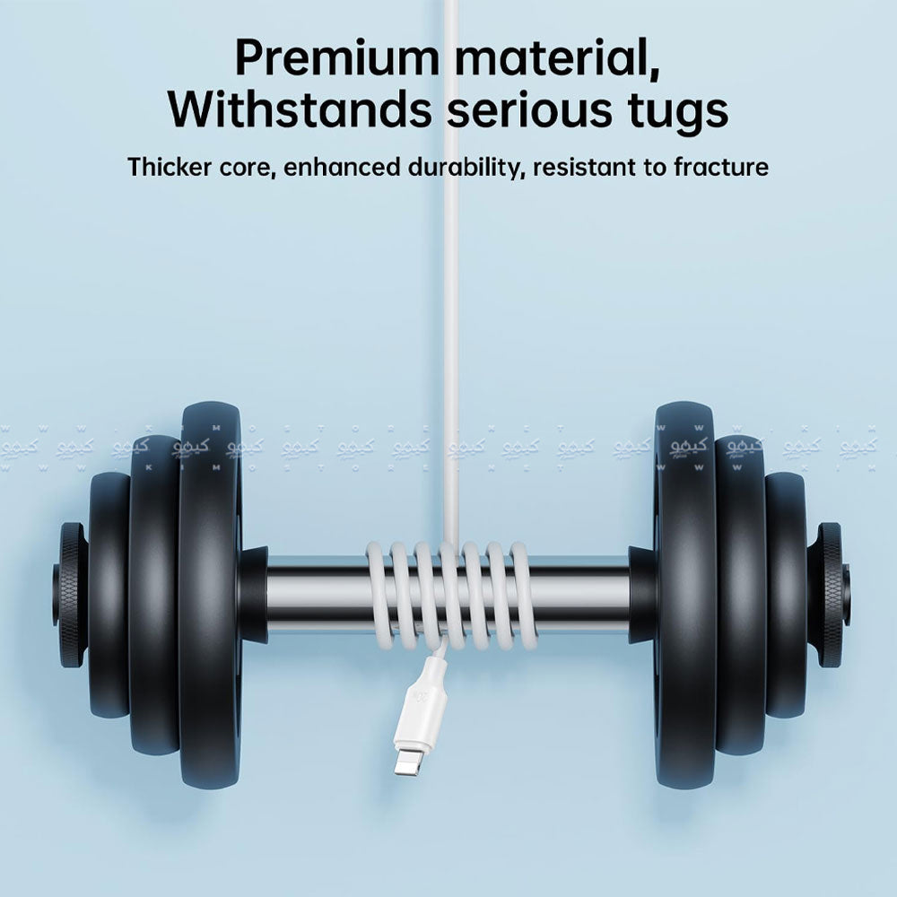 كابل شاحن موبايل جوي روم يو اس بي إلى لايتنينج بقوه 3 امبير شحن سريع 2 متر S-A9