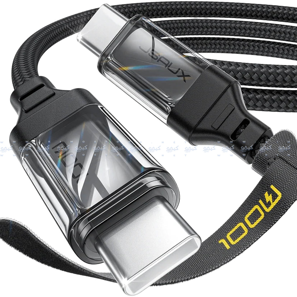 Jsaux CC0057 Type-C To Type-C Cable 100W Fast Charging 2m - Black
