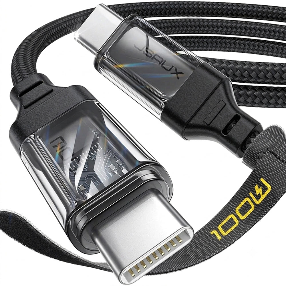 Jsaux CC0057 Type-C To Type-C Cable 100W Fast Charging 2m - Black
