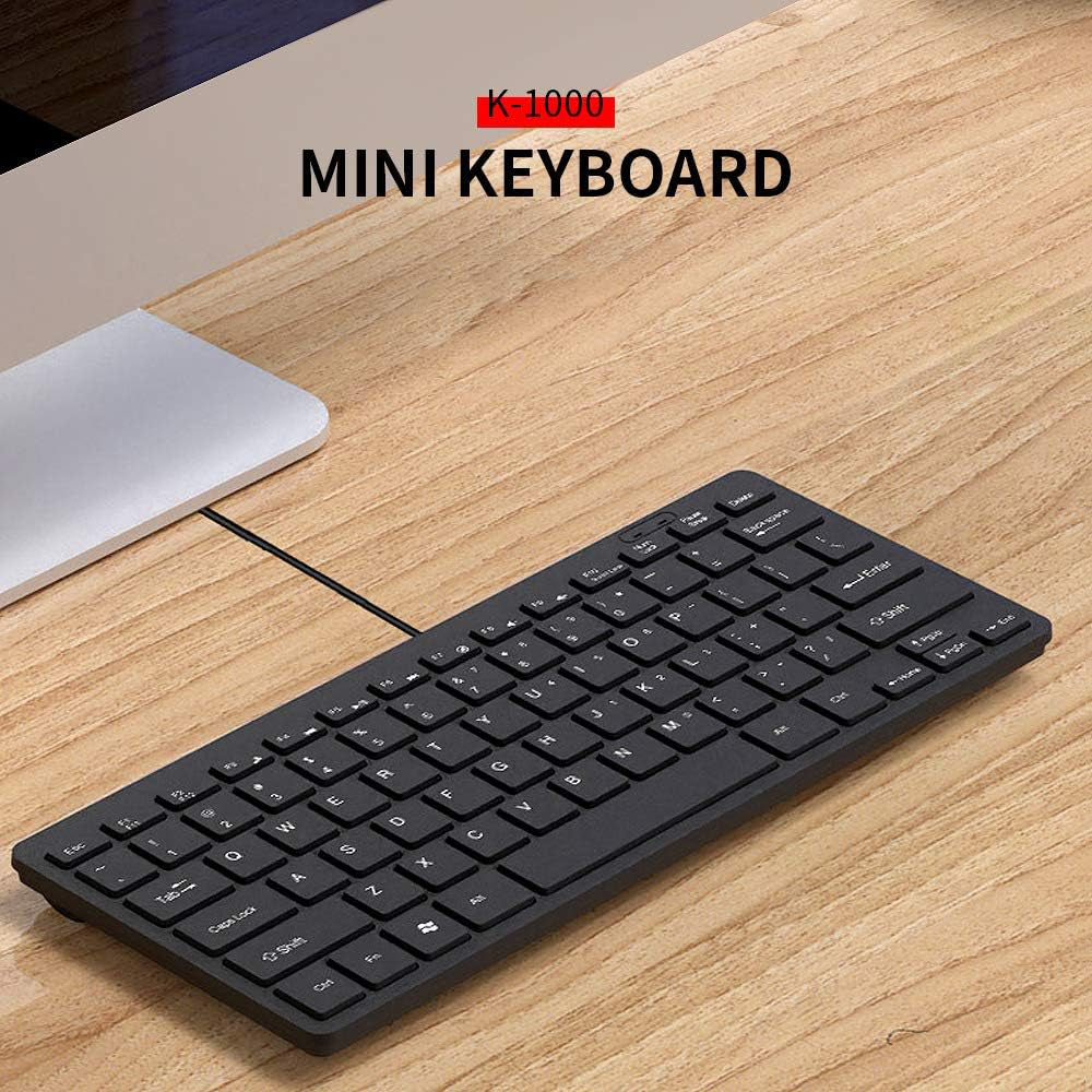 K-1000 Mini Wired Keyboard English & Arabic