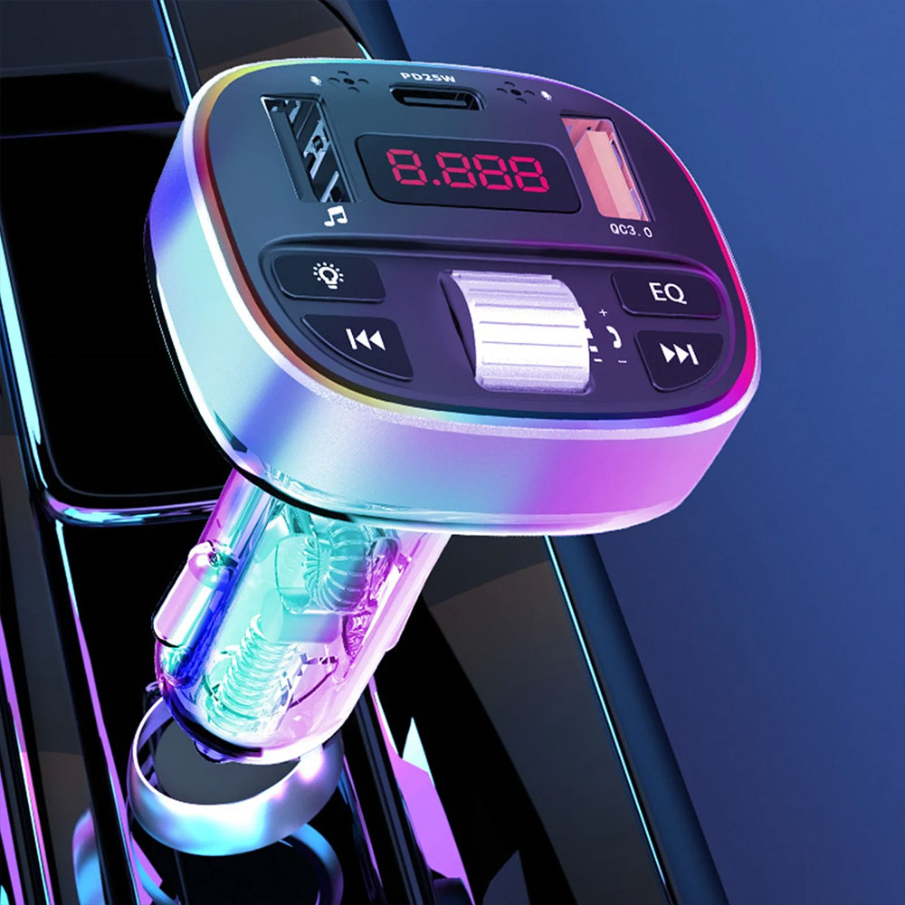 K3 Pro M2 Car Charger 2X USB + PD Type-C 35W Fast Charging