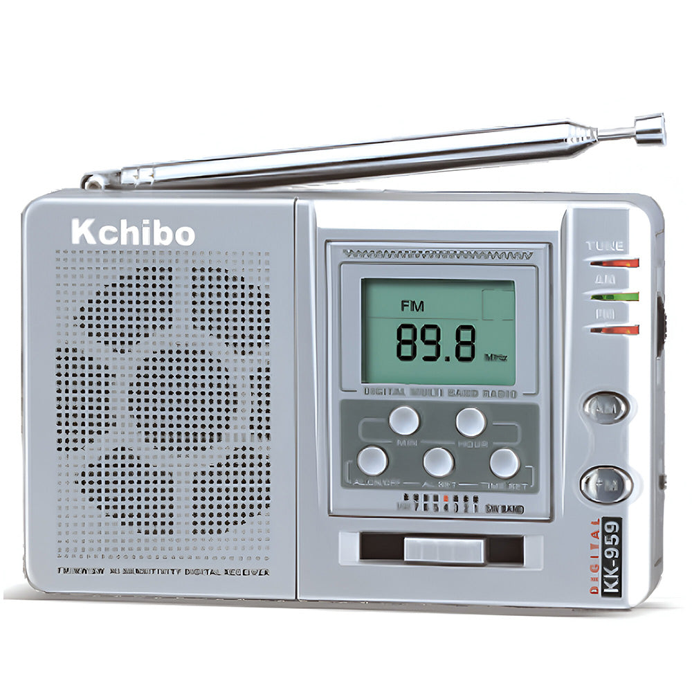 Kchibo KK-959 Portable Radio Speaker 1.0 - Silver