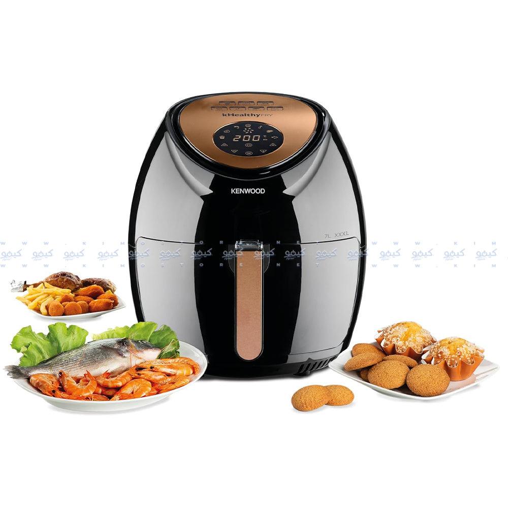 قلاية هوائية كينوود 7 لتر 1800 وات kHealthy Fry HFP72 - أسود