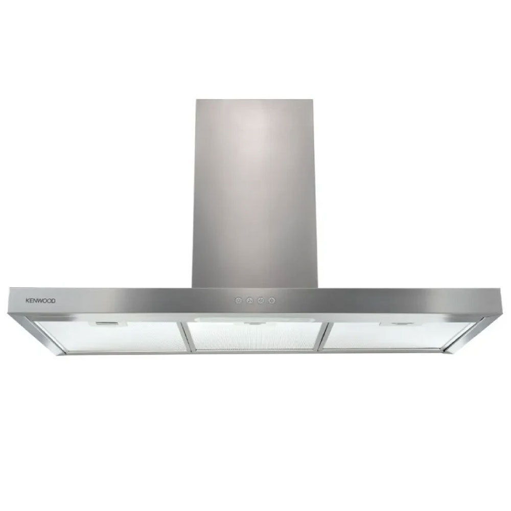 Kenwood Built-In Cooker Hood With Chimney HOD90.655SS 90cm