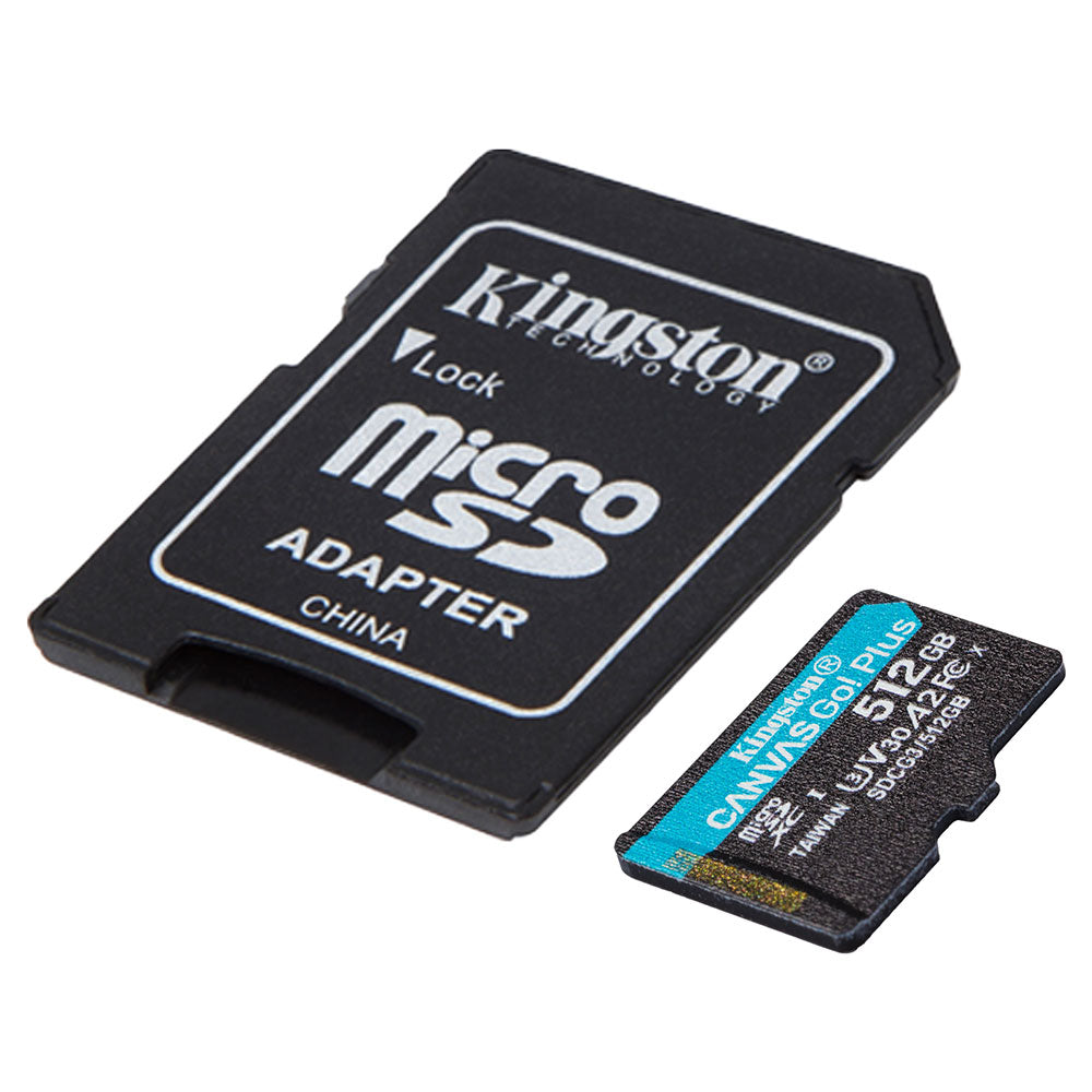 Kingston Canvas Go Plus SDCG3 512GB Class 10 Micro