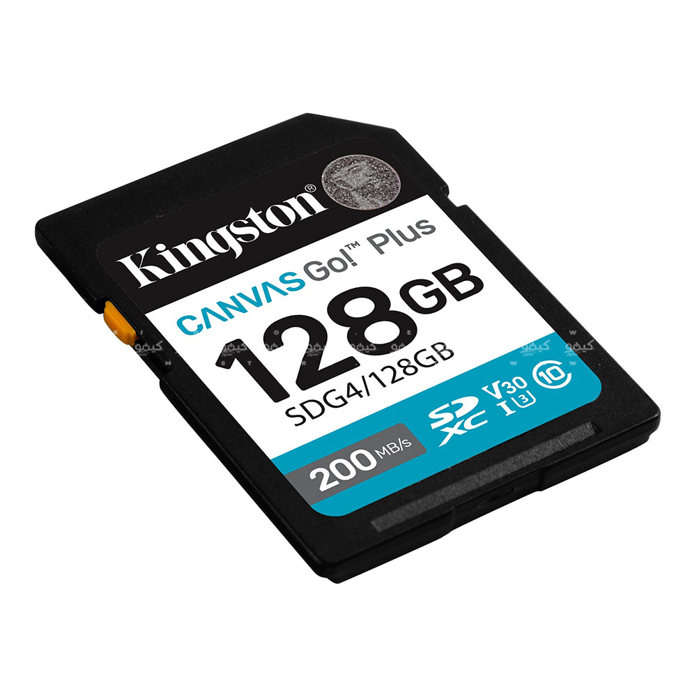 Kingston Canvas Go Plus SDG4 128GB Class 10 Micro SD Memory Card