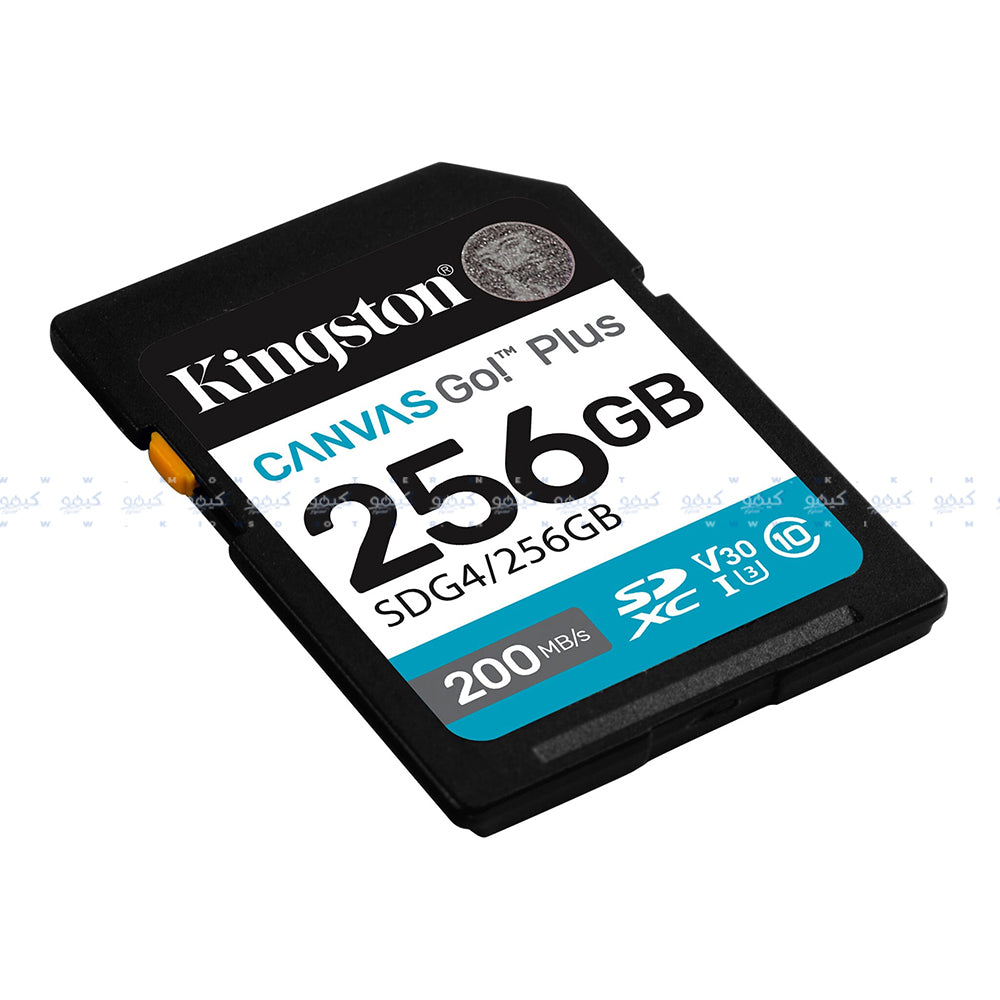 Kingston Canvas Go Plus SDG4 256GB Class 10 Micro SD Memory Card