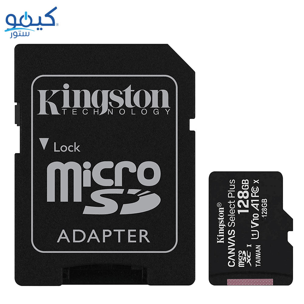 Kingston Canvas Select Plus SDCS3 128GB Class 10 Micro SD Memory Card