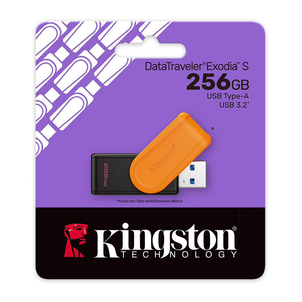 Kingston DataTraveler Exodia S 256GB USB 3.2 Flash Memory
