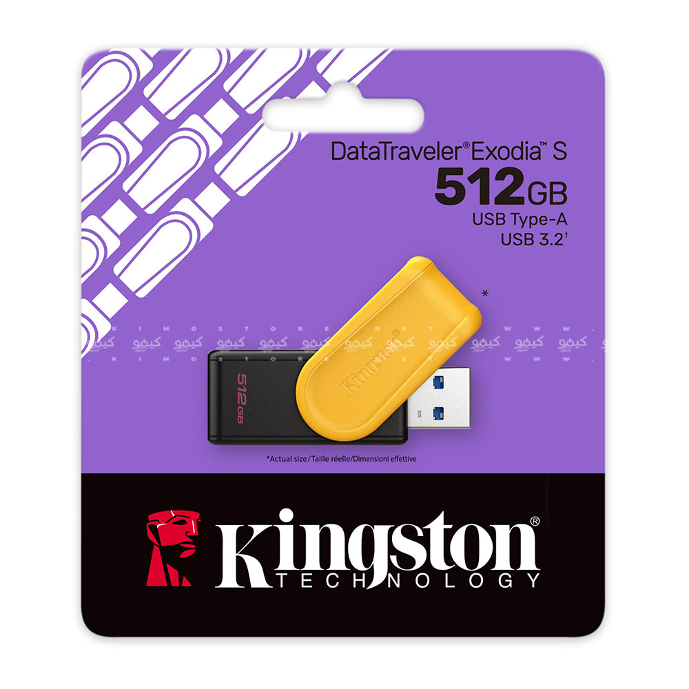 Kingston DataTraveler Exodia S 512GB USB 3.2 Flash Memory