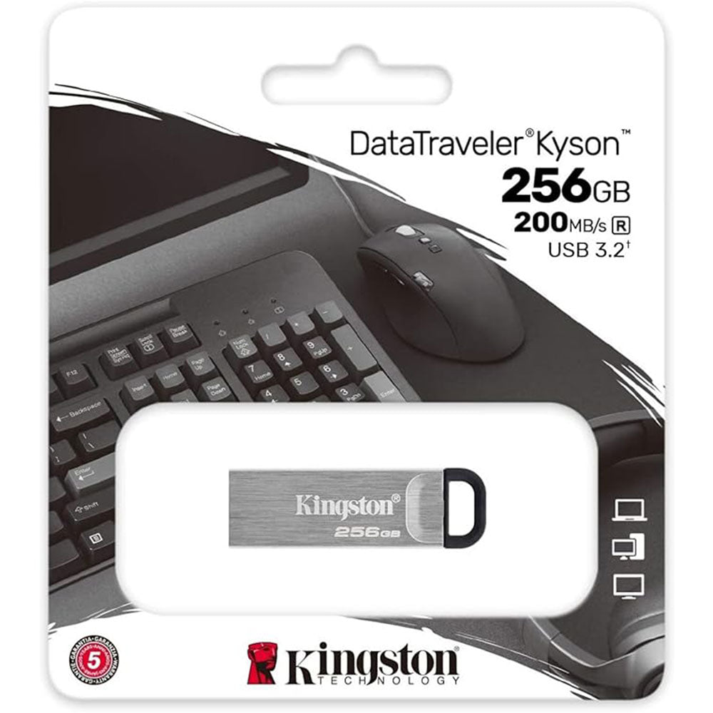 فلاش ميموري كينجستون 256 جيجابايت DataTraveler Kyson USB 3.2 