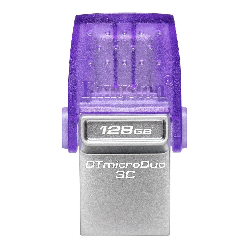 Kingston DataTraveler microDuo 3C 128GB OTG Type-C & USB 3.2 Flash Memory